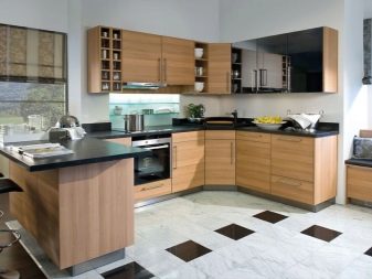 Кутові кухні з мийкою в кутку (49 фото): проекти і вибір кутових кухонних гарнітурів з раковиною в кутку, варіанти дизайну інтер’єру кухні