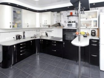 Кутові кухні з мийкою в кутку (49 фото): проекти і вибір кутових кухонних гарнітурів з раковиною в кутку, варіанти дизайну інтер’єру кухні