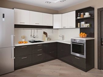 Кутові кухні з мийкою в кутку (49 фото): проекти і вибір кутових кухонних гарнітурів з раковиною в кутку, варіанти дизайну інтер’єру кухні