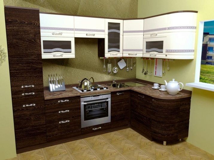 Кутові кухні з мийкою в кутку (49 фото): проекти і вибір кутових кухонних гарнітурів з раковиною в кутку, варіанти дизайну інтер’єру кухні