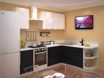Кутові кухні з мийкою в кутку (49 фото): проекти і вибір кутових кухонних гарнітурів з раковиною в кутку, варіанти дизайну інтер’єру кухні