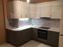 Кутові шафи на кухню (56 фото): огляд підлогових кухонних шафок, варіанти гарнітурів з нижніми шафами зі скошеним кутом