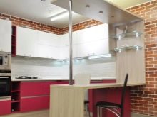 Кутова кухня з барною стійкою (75 фото): вибір кухонного гарнітура в квартиру-студію, дизайн інтер’єру кухні з барною стійкою в сучасному стилі