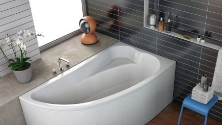 Кутова ванна 160 см: розміри 160х80, 160х90, 160х100. Особливості вибору