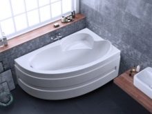 Кутова ванна 160 см: розміри 160х80, 160х90, 160х100. Особливості вибору