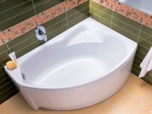 Кутова ванна 160 см: розміри 160х80, 160х90, 160х100. Особливості вибору