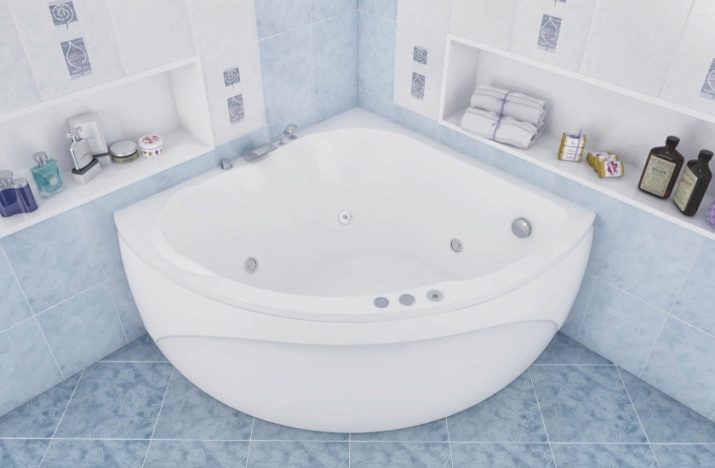 Кутова ванна з довжиною 120 см: моделі 120х120, 120х100, 120х90, 120х70 см