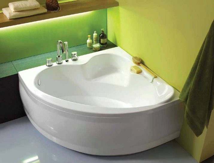 Кутова ванна з довжиною 120 см: моделі 120х120, 120х100, 120х90, 120х70 см