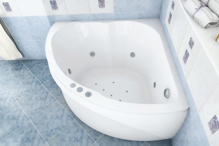 Кутова ванна з довжиною 120 см: моделі 120х120, 120х100, 120х90, 120х70 см