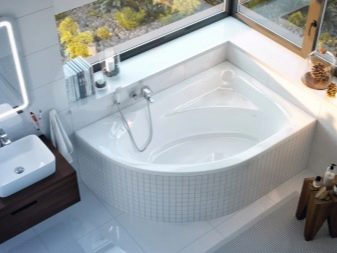 Кутова ванна з довжиною 120 см: моделі 120х120, 120х100, 120х90, 120х70 см