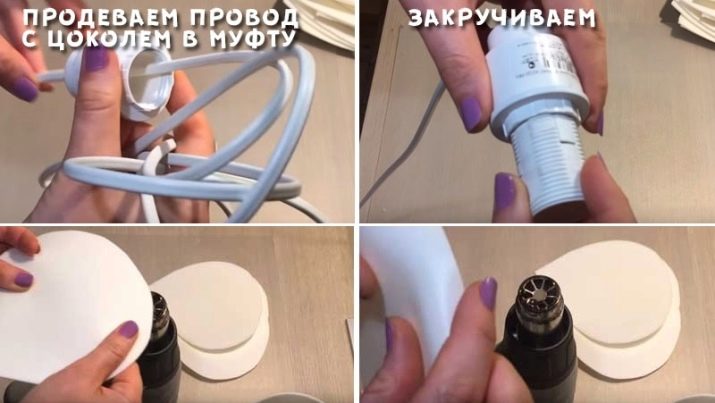 Квіти-світильники з ізолону (21 фото): як покроково зробити ростові торшери і нічні лампи з підсвічуванням своїми руками? Як провести туди електрику?