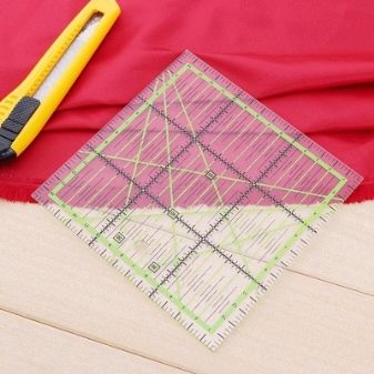 Лінійка для печворку: як правильно нею користуватися? Види лінійок для клаптикового шиття
