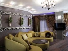 Легкі штори для вітальні (32 фото): дизайн штор з легкої тканини в зал. Як їх вибрати?