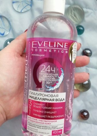 Міцелярна вода Eveline: з гіалуронової кислотою і Facemed, «Рожева» і 3 в 1, очищає й інші, відгуки