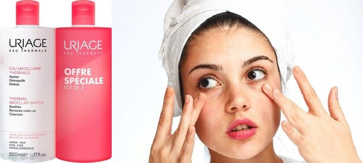 Міцелярна вода Uriage: для чутливої, жирної та іншої шкіри, особливості очисній мицеллярной води, правила застосування