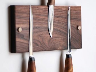 Магнітний тримач для ножів (29 фото): як вибрати магніт на стіну? Як правильно вішати настінні власники на кухні?
