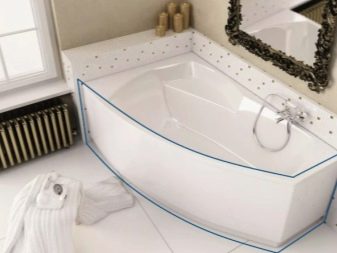 Маленька кутова ванна: особливості моделей невеликого розміру