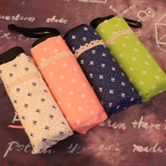 Маленький парасольку (56 фото): жіночі міні-парасольки Mybrella, моделі в футлярі і складні в чохлі