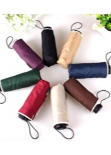 Маленький парасольку (56 фото): жіночі міні-парасольки Mybrella, моделі в футлярі і складні в чохлі