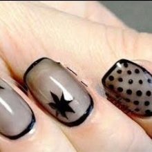 Манікюр «колготки» (31 фото): дизайн нігтів з ефектом вуалі або капрону