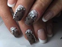 Манікюр «колготки» (31 фото): дизайн нігтів з ефектом вуалі або капрону