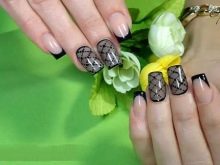 Манікюр «колготки» (31 фото): дизайн нігтів з ефектом вуалі або капрону