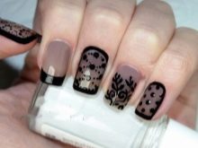 Манікюр «колготки» (31 фото): дизайн нігтів з ефектом вуалі або капрону
