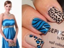 Манікюр під блакитне плаття (24 фото): який дизайн підійде для коротких нігтів під ніжно-блакитний наряд?