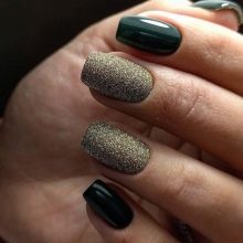 Манікюр під зелену сукню (58 фото): вибираємо дизайн нігтів під м’ятна, бірюзове або смарагдове плаття