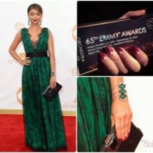 Манікюр під зелену сукню (58 фото): вибираємо дизайн нігтів під м’ятна, бірюзове або смарагдове плаття