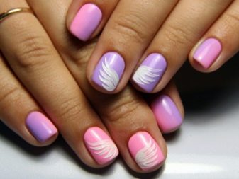 Манікюр у фіолетових тонах (32 фото): ідеї дизайну нігтів