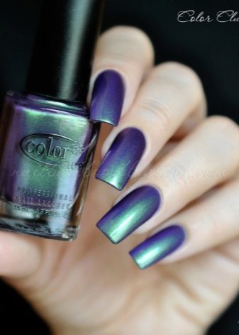 Манікюр у фіолетових тонах (32 фото): ідеї дизайну нігтів