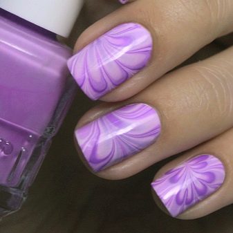 Манікюр у фіолетових тонах (32 фото): ідеї дизайну нігтів