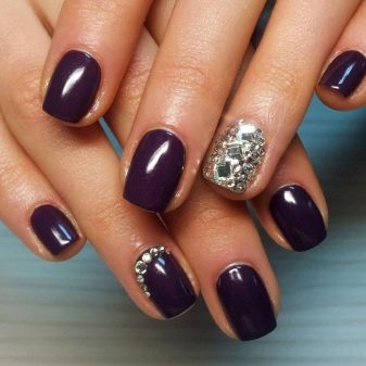 Манікюр у фіолетових тонах (32 фото): ідеї дизайну нігтів
