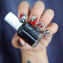 Манікюр з черепами (20 фото): варіанти стильного дизайну нігтів