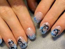 Манікюр з дельфінами (25 фото): ідеї дизайну нігтів з дельфінами