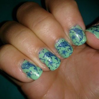 Манікюр з дельфінами (25 фото): ідеї дизайну нігтів з дельфінами