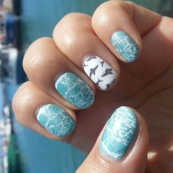 Манікюр з дельфінами (25 фото): ідеї дизайну нігтів з дельфінами