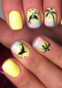 Манікюр з дельфінами (25 фото): ідеї дизайну нігтів з дельфінами