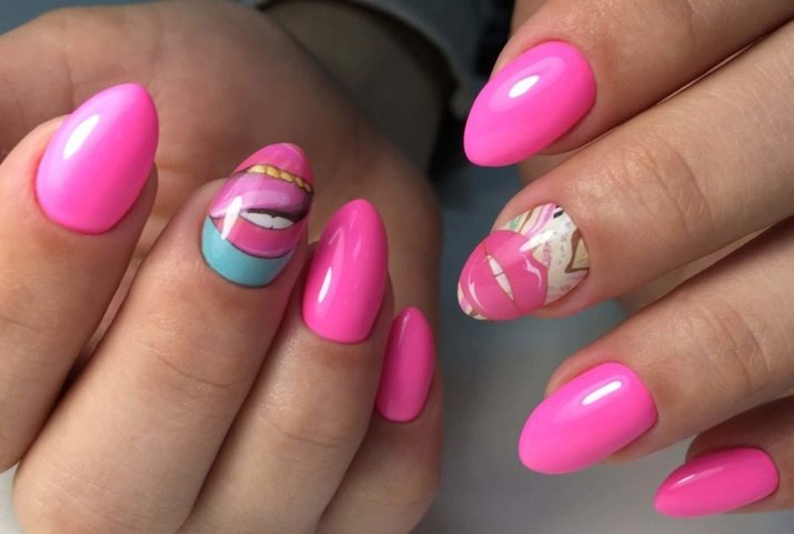 Манікюр з губами (42 фото): дизайн нігтів з губами. Як намалювати їх покроково?