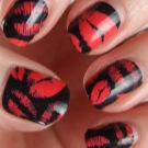 Манікюр з губами (42 фото): дизайн нігтів з губами. Як намалювати їх покроково?