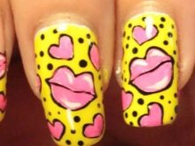 Манікюр з губами (42 фото): дизайн нігтів з губами. Як намалювати їх покроково?