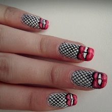 Манікюр з губами (42 фото): дизайн нігтів з губами. Як намалювати їх покроково?