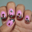 Манікюр з морозивом (47 фото): дизайн нігтів з морозивом і тістечком. Як зробити малюнок покроково?