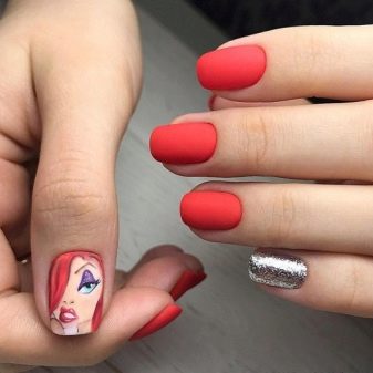 Манікюр з очима (32 фото): дизайн з вічками на нігтях