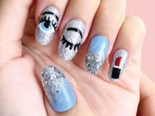 Манікюр з очима (32 фото): дизайн з вічками на нігтях