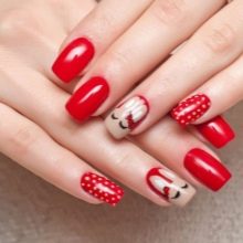 Манікюр з зайчиком (34 фото): дизайн нігтів з малюнком зайця на одному пальці