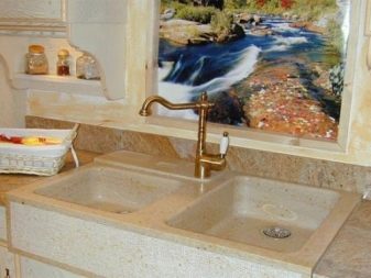 Мармурові мийки для кухні: вибір кухонних мийок зі штучного і натурального мармуру. Плюси і мінуси кольорових моделей