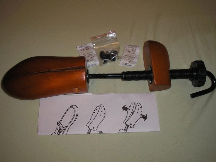 Механічний растяжитель для взуття: колодки і верстати для розтяжки взуття, дерев’яні розпірки та інші пристосування для збільшення розміру взуття