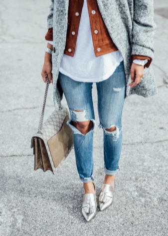 Металеві туфлі (40 фото): з чим носити моделі кольору металік і з металізованим носком